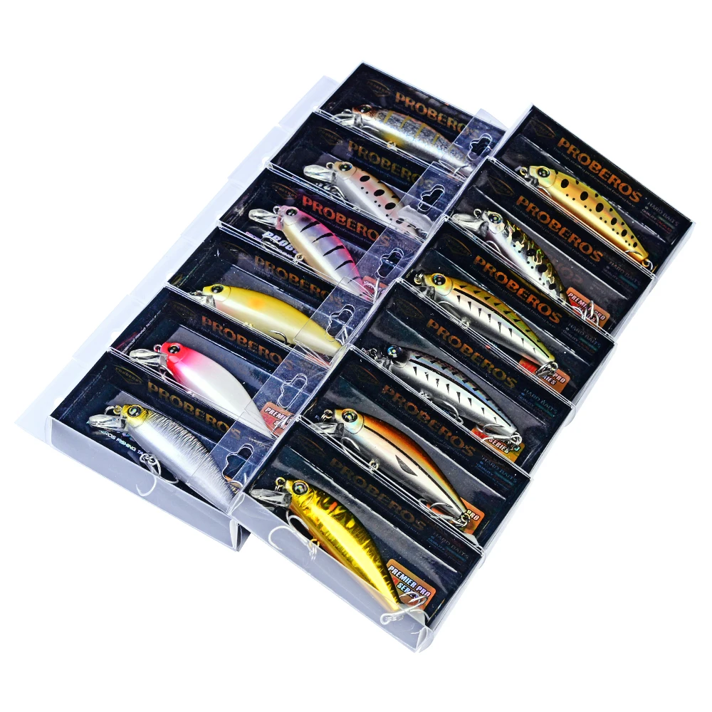 

VALHALLA 1PC Fishing Minnow Lures 3.15"-8cm/0.39oz-11g Artificial Fishing Lures Bait with 6# Hooks Painted Tackle DW457