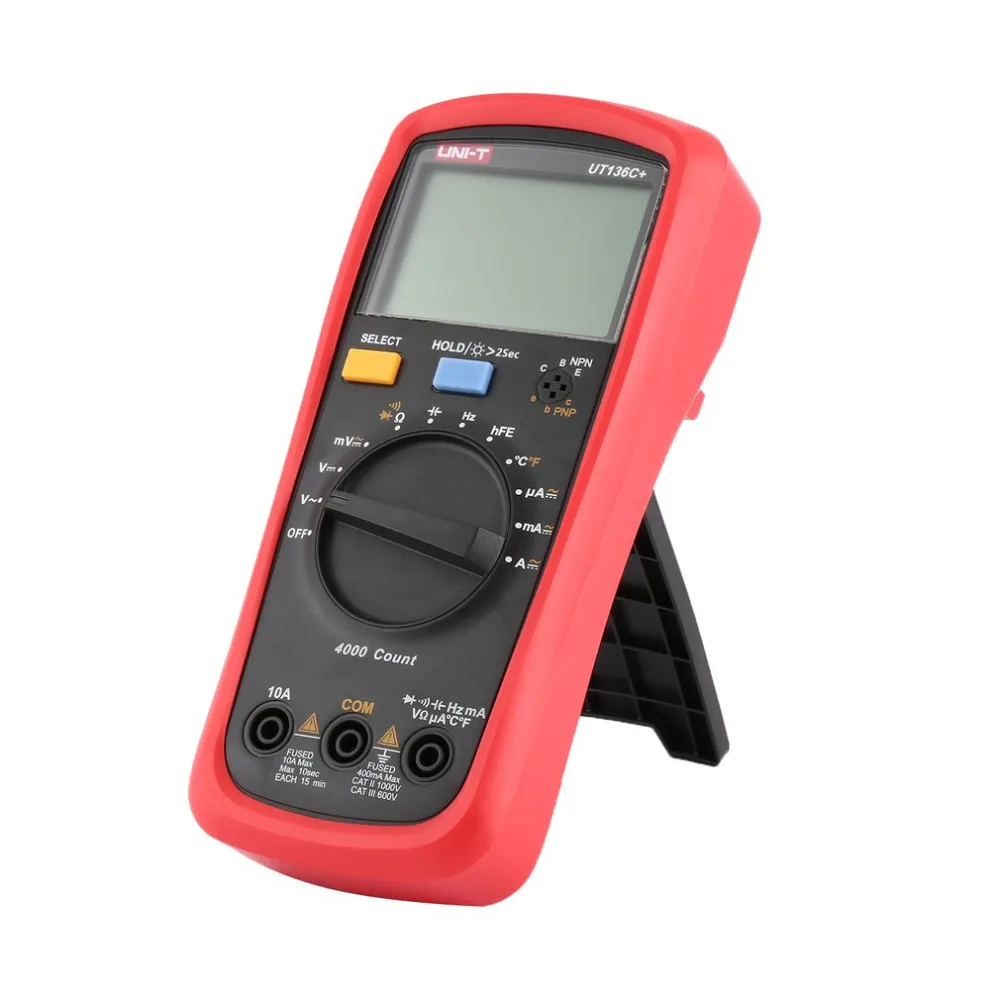Digital Multimeter UNIT DC/AC Voltage Current Meter Handheld Ammeter Ohm Diode NCV Tester 4000 Counts Multitester No Contact | Инструменты