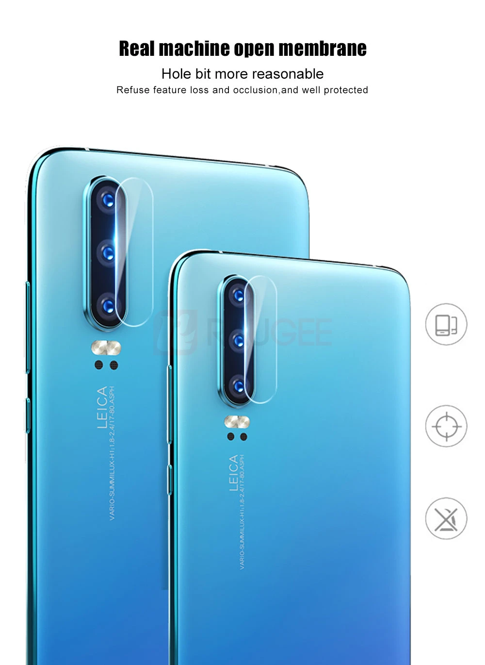 Raugee камера закаленное стекло для huawei P30 Pro камера протектор экрана для huawei P30 Pro P30 P20 Pro P20 Lite стекло камеры