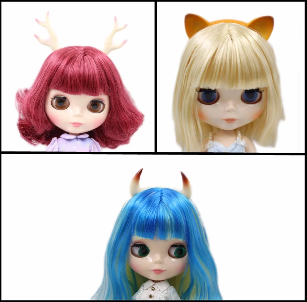 Аксессуары для куклы ICY DBS Blyth гудок на голову три типа животных подходит размером