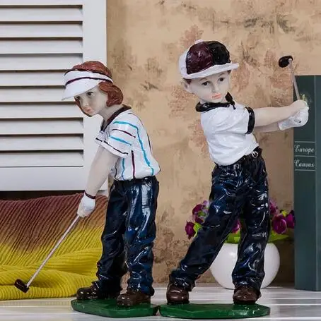 Мебель для гольфа ручной работы в европейском стиле смоляная ручная работа