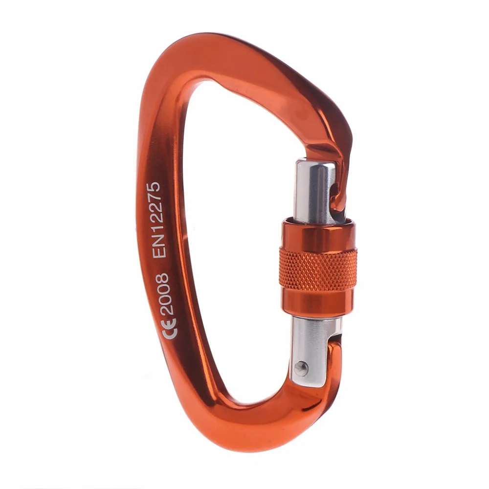 

25kN Carabiner Buckle Aluminum Alloy Hook Climbing Camping Outdoor Survival Tool