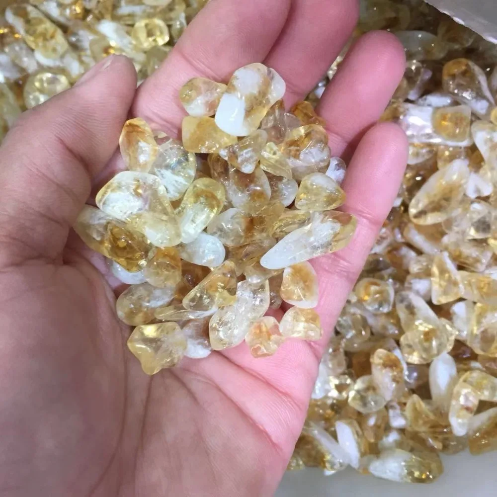 Красивый натуральный цитрин кварцевый кристалл драгоценный камень медитация