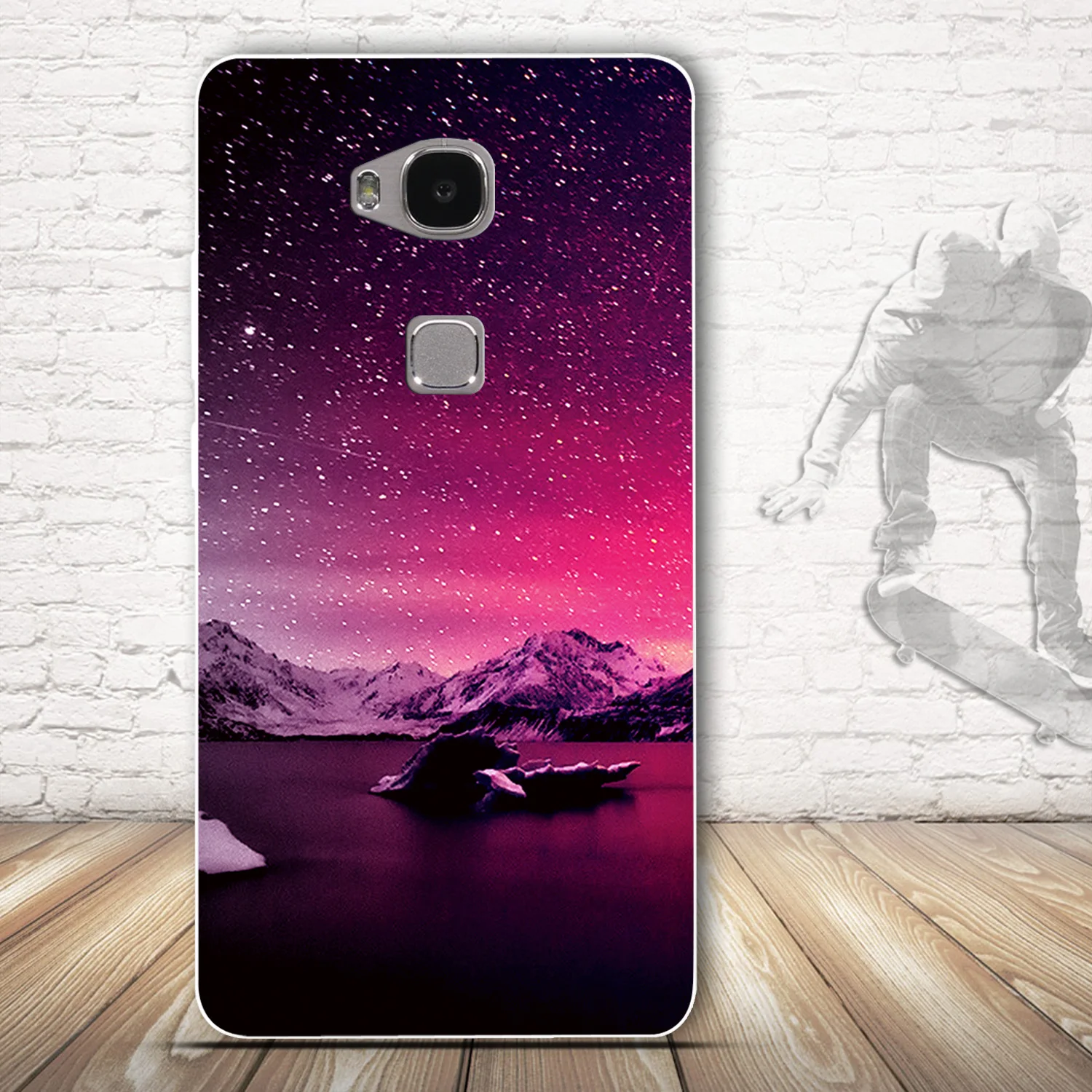Силиконовый ТПУ чехол для Huawei Honor 5X 3D милые сумки GR5 Чехлы Coque Honor5X чехлы