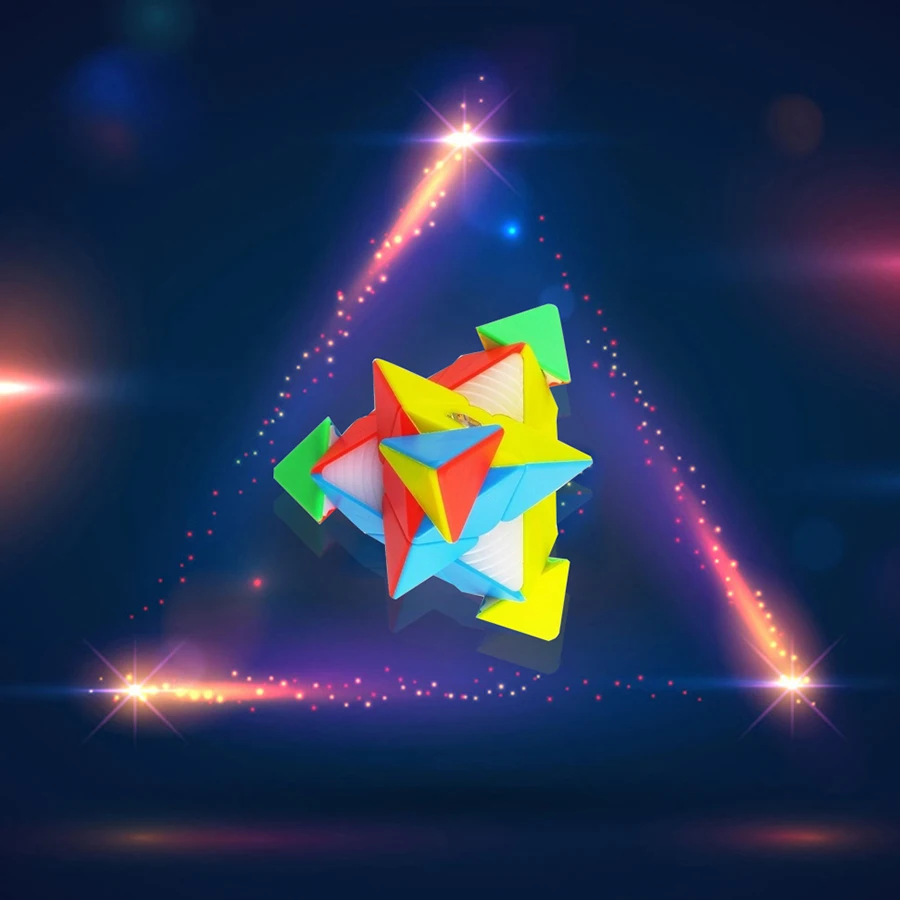 2019 YUXIN магический куб 3*3 треугольник пирамиды скоростной профессиональный кубик