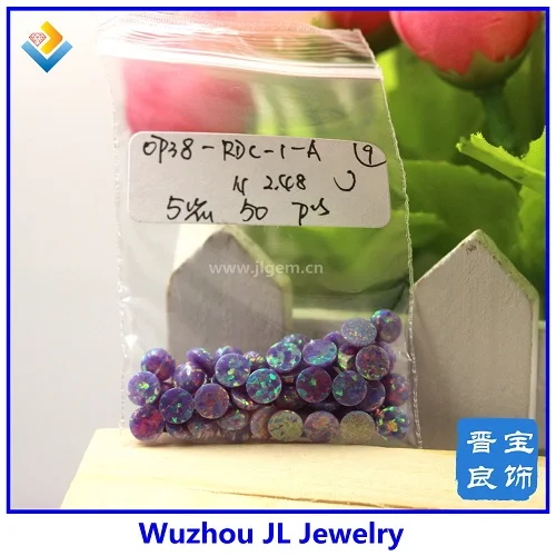 

(50PCs/lot) Hot Sale Flat Bottom Cut Round Cabochon Opal Stone 3mm-5mm Semicircle Flat Bottom Cut Round Opal Stone