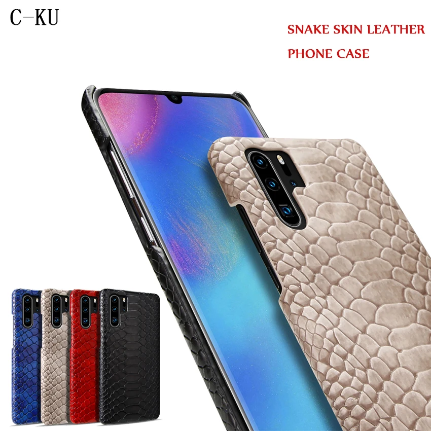 Роскошная имитация змеиной кожи кожаный чехол для телефона huawei P30 Pro Lite Nova/4e