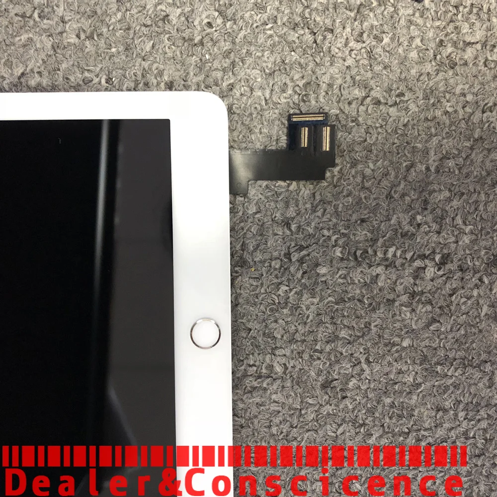 1 шт. протестированный ЖК-дисплей, сенсорная панель с кнопкой Home для Apple iPad air 2(для iPad 6) A1566 A1567 Замена сенсорного экрана