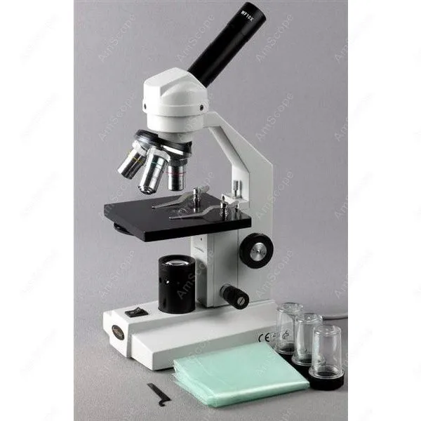 Студенческий составной Микроскоп AmScope Supply 40X 400X студенческий + Цифровая USB