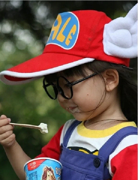 Горячие JP Аниме Dr. Slump Arale Комплекты одежды дети Костюмы для косплея Милая Обувь