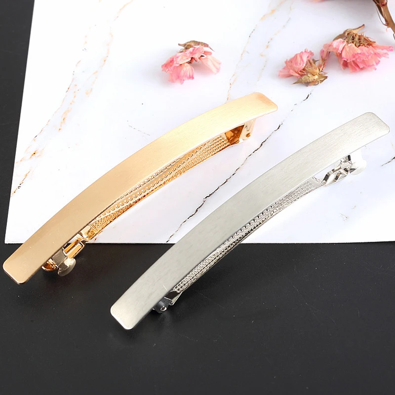 Заколка для волос женщин и девушек простой зажим во французском стиле