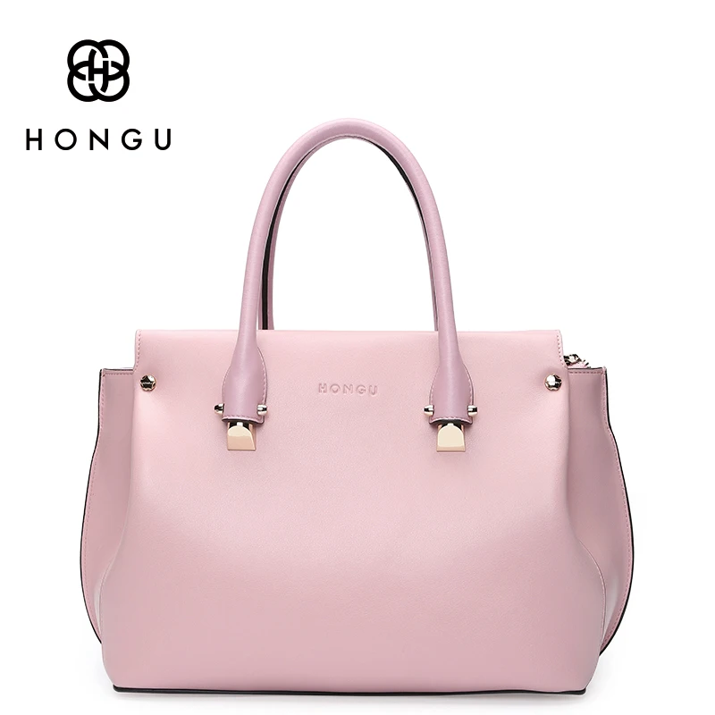 HONGU роскошные сумки из натуральной кожи женские на плечо солидная деловая