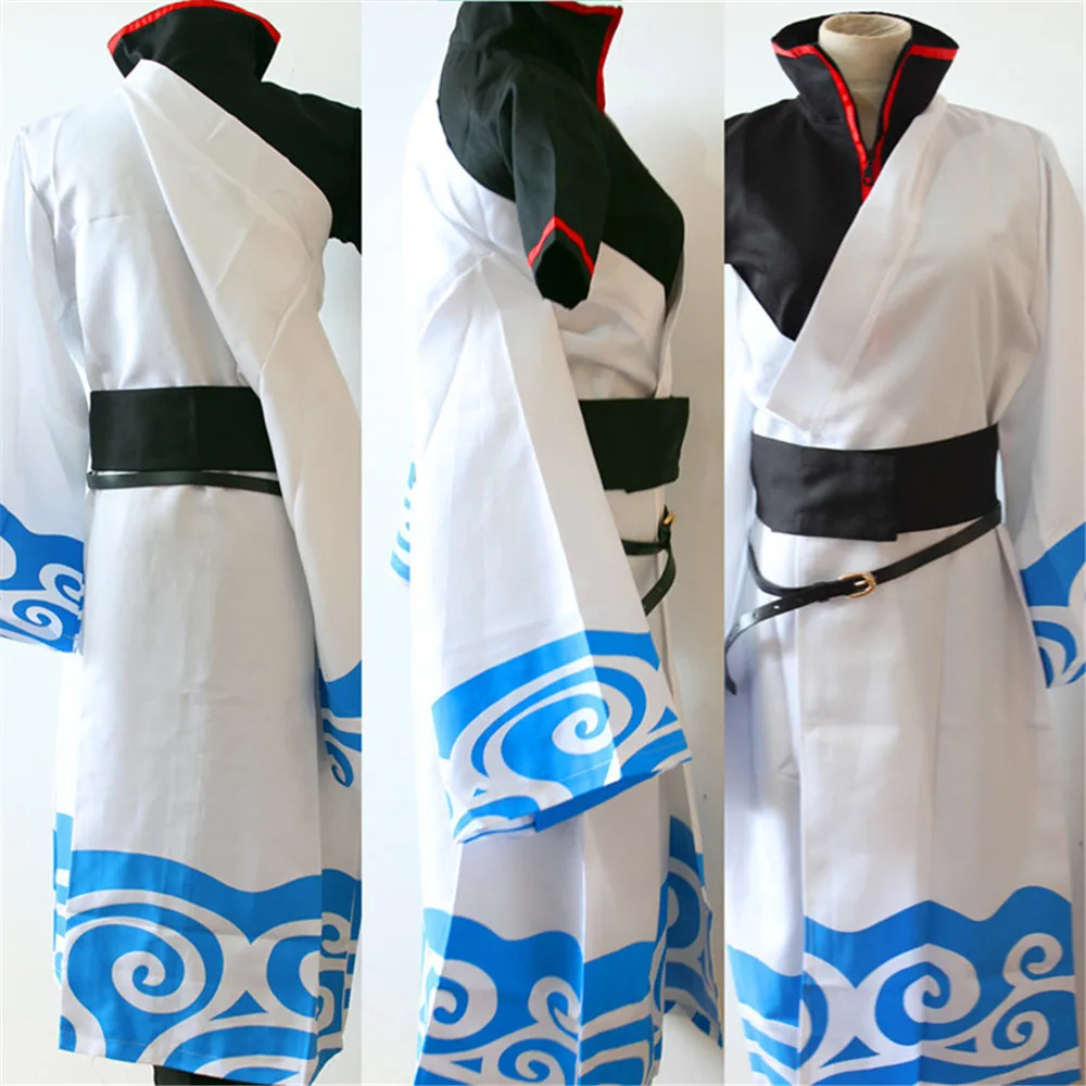 Аниме Gintama Косплей Костюм Хэллоуин платье для взрослых Саката гинтоки косплей