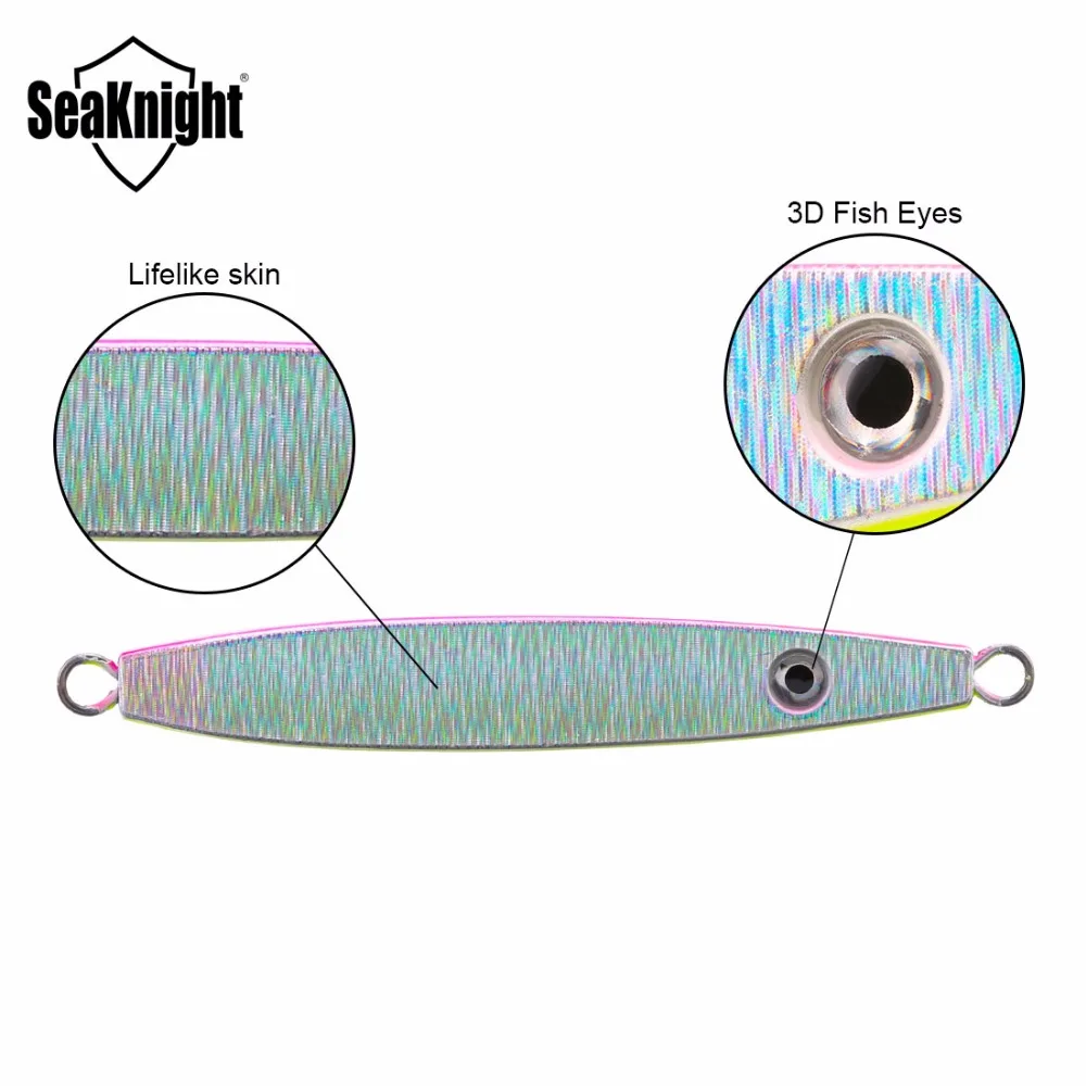 SeaKnight SK304 приманка для рыбной ловли 1 шт. металлическая морская ложка 40 г 60 80 100 150