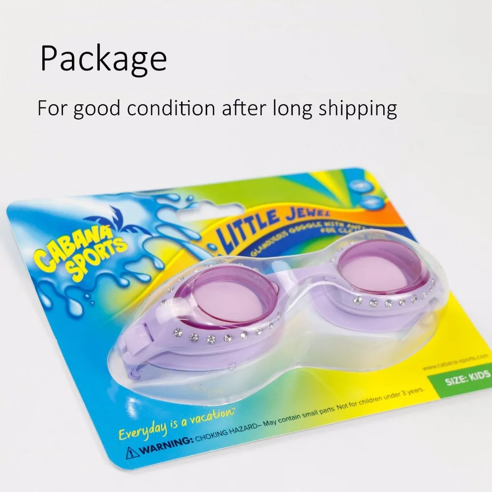 Антизапотевающие солнцезащитные очки для плавания детей регулируемые