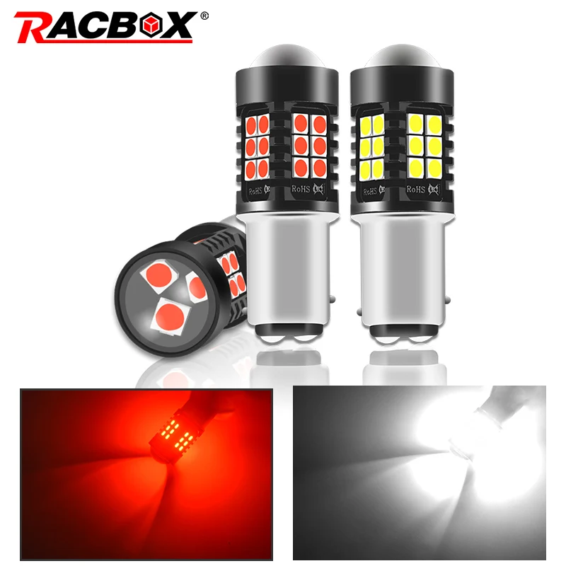 RACBOX супер яркий 1156 BA15S P21W BAU15S PY21W светодиодные лампы 1157 BAY15D 27SMD 3030 авто светодиодные лампы Настенный светильник 12V 24V Автомобильный Стайлинг
