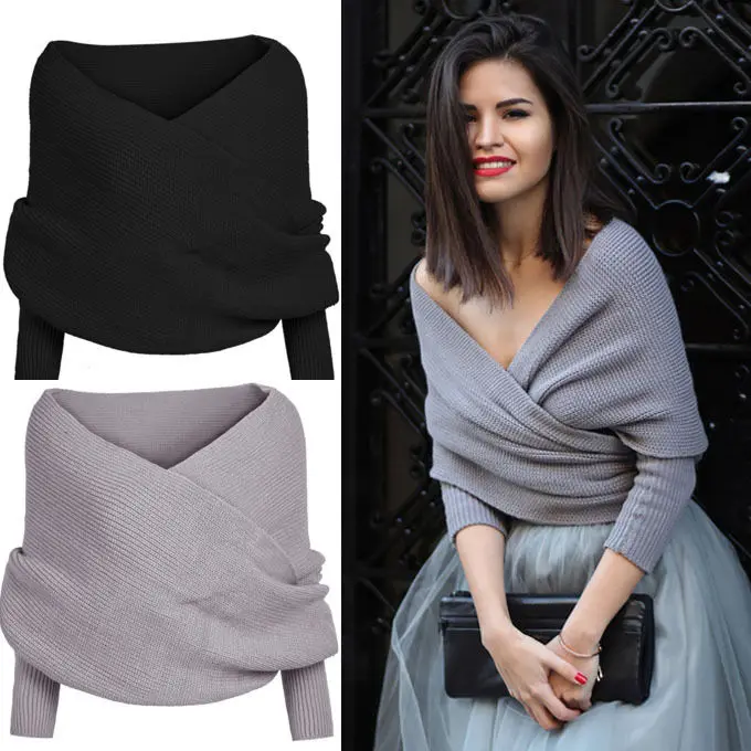 

Women Long Sleeve Loose Cardigan Knitted Sweater Jumper Knitwear Outwear Coat