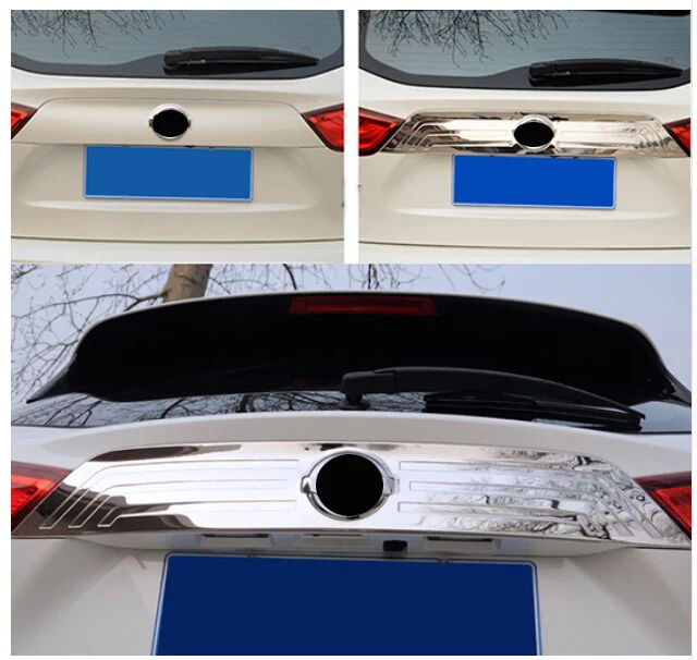 

АКСЕССУАРЫ ПОДХОДЯЩИЕ ДЛЯ NISSAN QASHQAI 2014 2015 2016 ХРОМИРОВАННЫЙ ЗАДНИЙ БАГАЖНИК КРЫШКА НАКЛАДКА БЕЗЕЛЬНАЯ БАГАЖНАЯ ФОРМА БОТИНКА ГАРНАШЬ 1 шт.