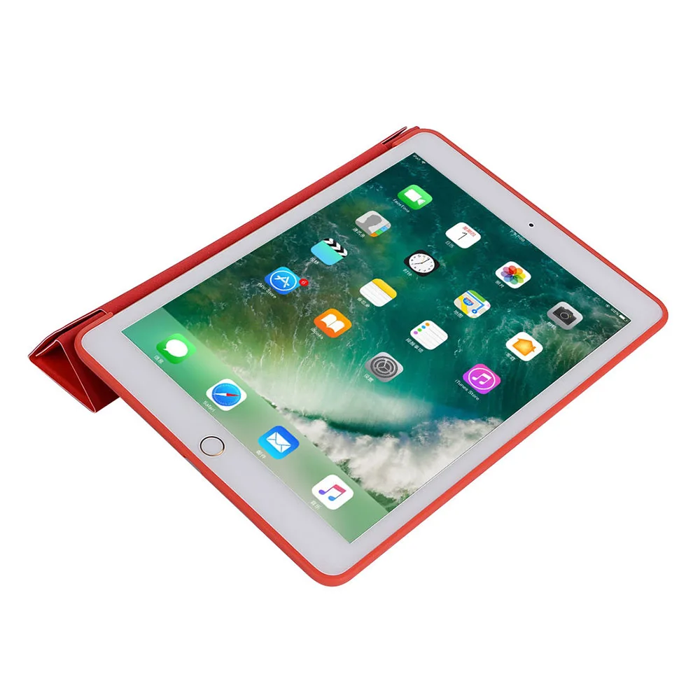 For Apple iPad 10.2inch 2019 Tablet Smart Protective Case Sleep Wake Function PU Leather Shockproof Waterproof Stand Cover | Компьютеры и