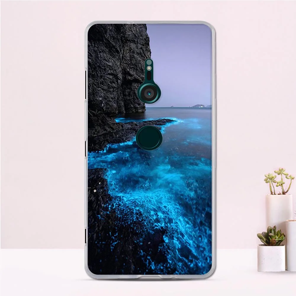 Чехол для sony Xperia XZ3 мягкий чехол из ТПУ XZ4 силиконовый компактный сумка телефона |