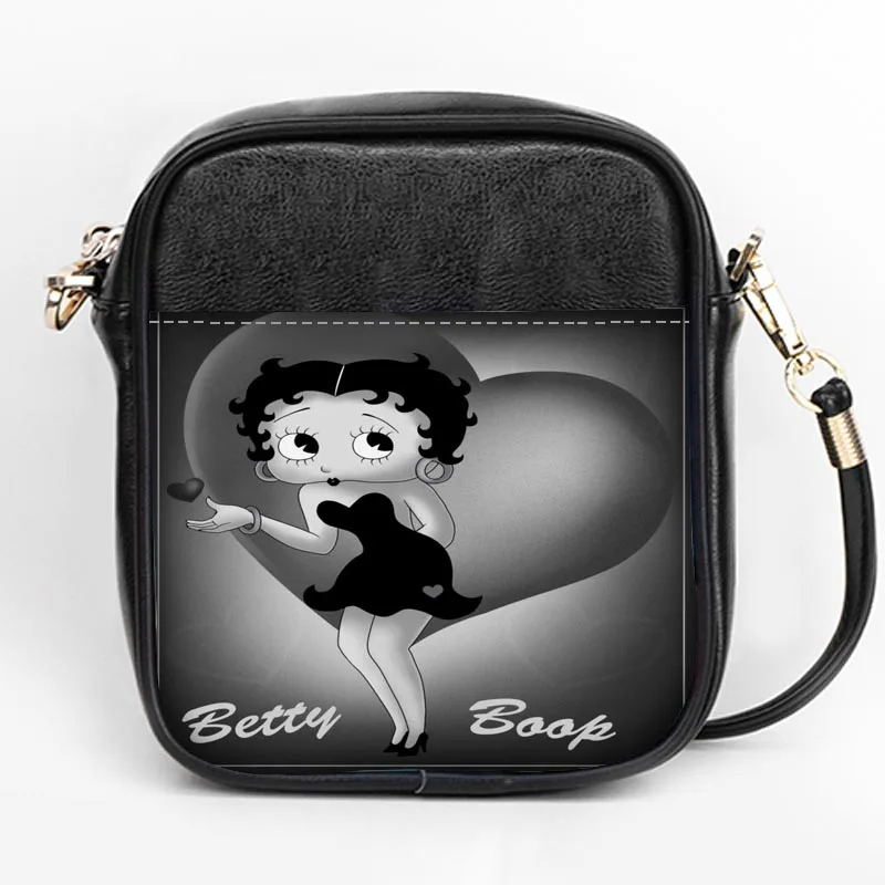 Пользовательские betty boop Моды Sling Bag Для женщин Слинг сумки на ремне кожа мини девушки Tote вечерние сумка DIY Sling Bag - Цвет: 9