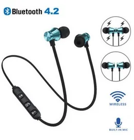 10 шт./лот Bluetooth наушники XT 11 бас стерео гарнитура Спорт Бег в ухо Sweatproof магнитные
