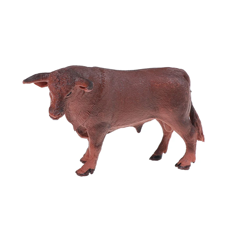 

6pcs/set Children Dog Static Plastic Model Set Toys Simulated Farm Animal SheepHorse Donkey Ox Cow Set Plastic Model Toys