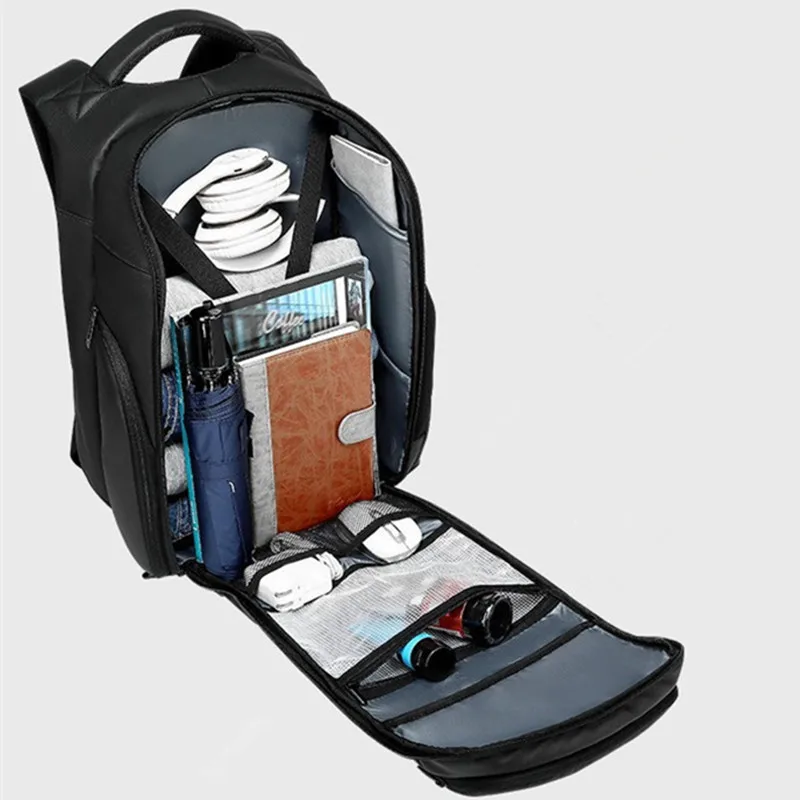 Multi function pocket computer backpack waterproof business travel 15.6 inch laptop backpacks men casual bag junior school bags