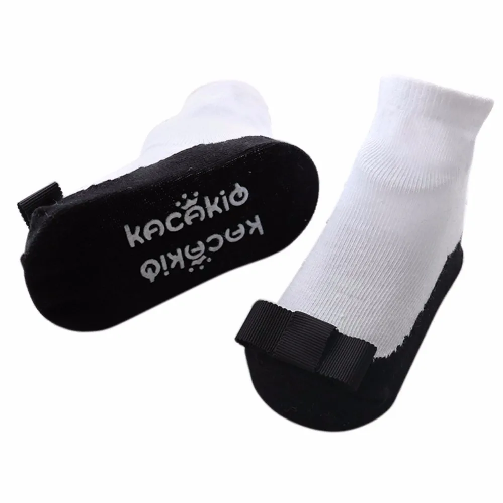 От 1 до 3 лет Милая кожаная обувь для маленьких девочек Черные Нескользящие