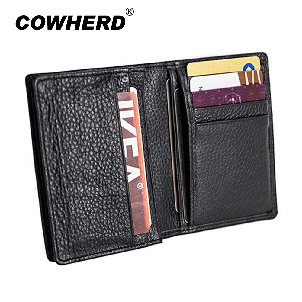 Мужской кошелек из 100% воловьей кожи с отделением для карт|business card wallet|card walletwallet