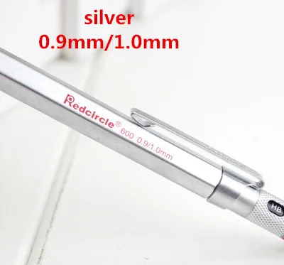 silver 1 Домашняя красная металлическая ручка-карандаш с красным кольцом redcircle 600 - Цвет: silver 1