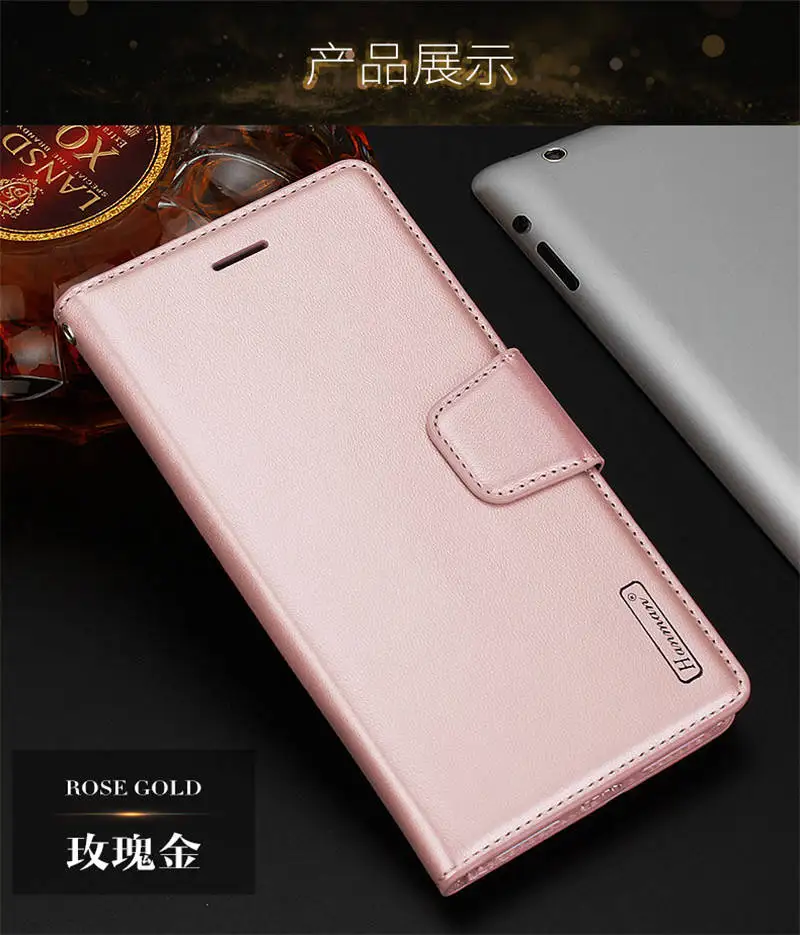 Hanman для Xiaomi 5x чехол люкс кожаный бумажник подставка A1 Мобильный Телефонные Чехлы