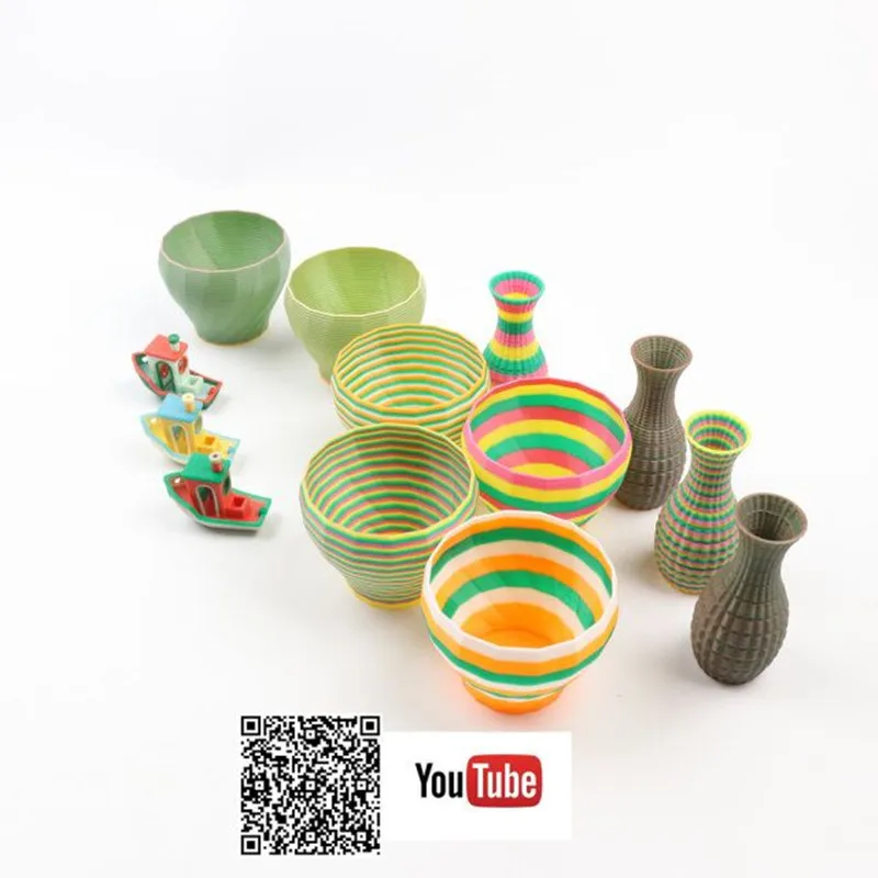 HE3D EI3 трехцветный DIY 3D принтер 24 в источник питания_ автоматический уровень_ большой размер сборки 200*280*200 мм_ три полностью металлических экструдера
