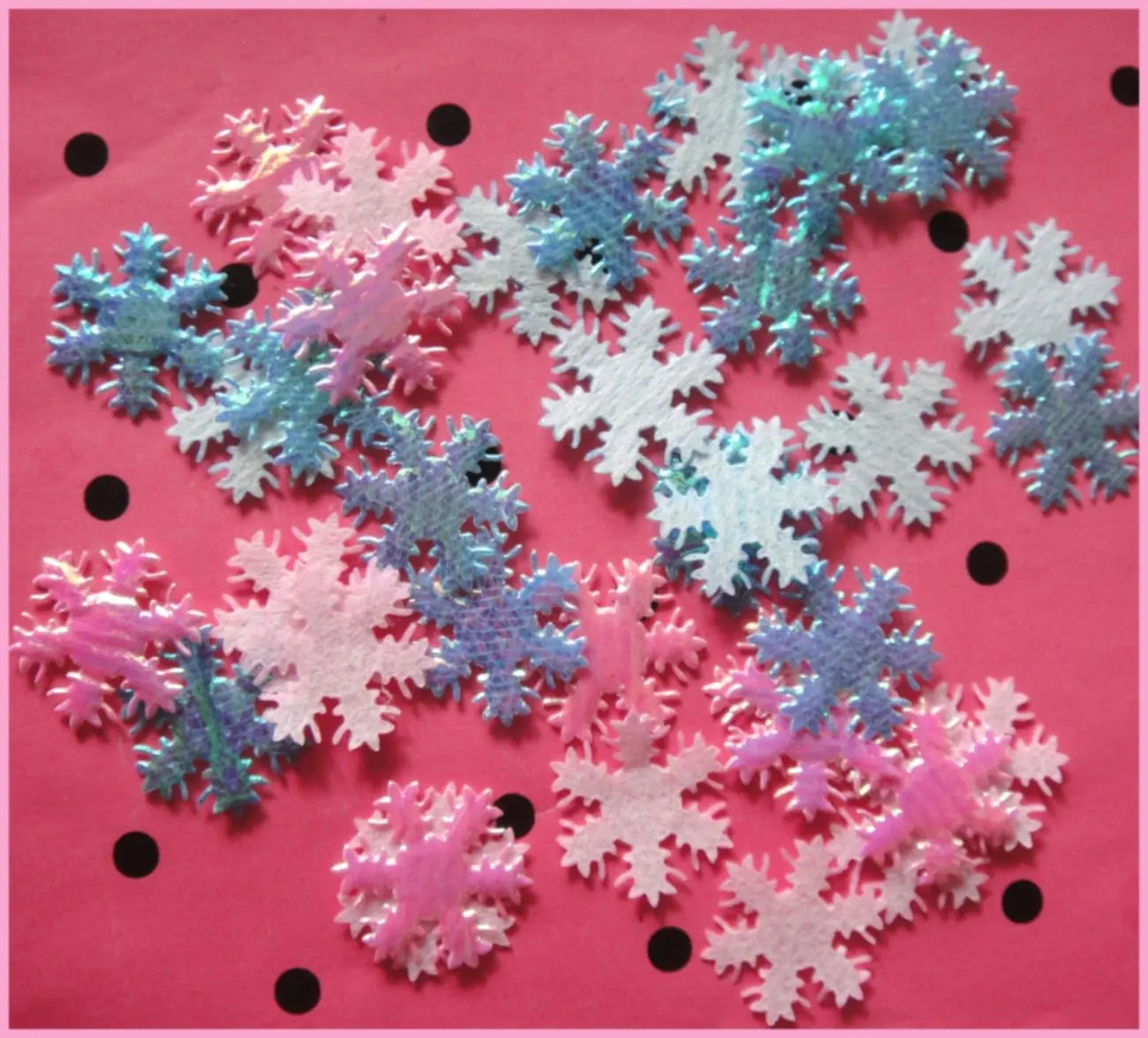 120 шт./лот снежинка аппликации Свадьба/Рождественское украшение/ремесло DIY | Дом и