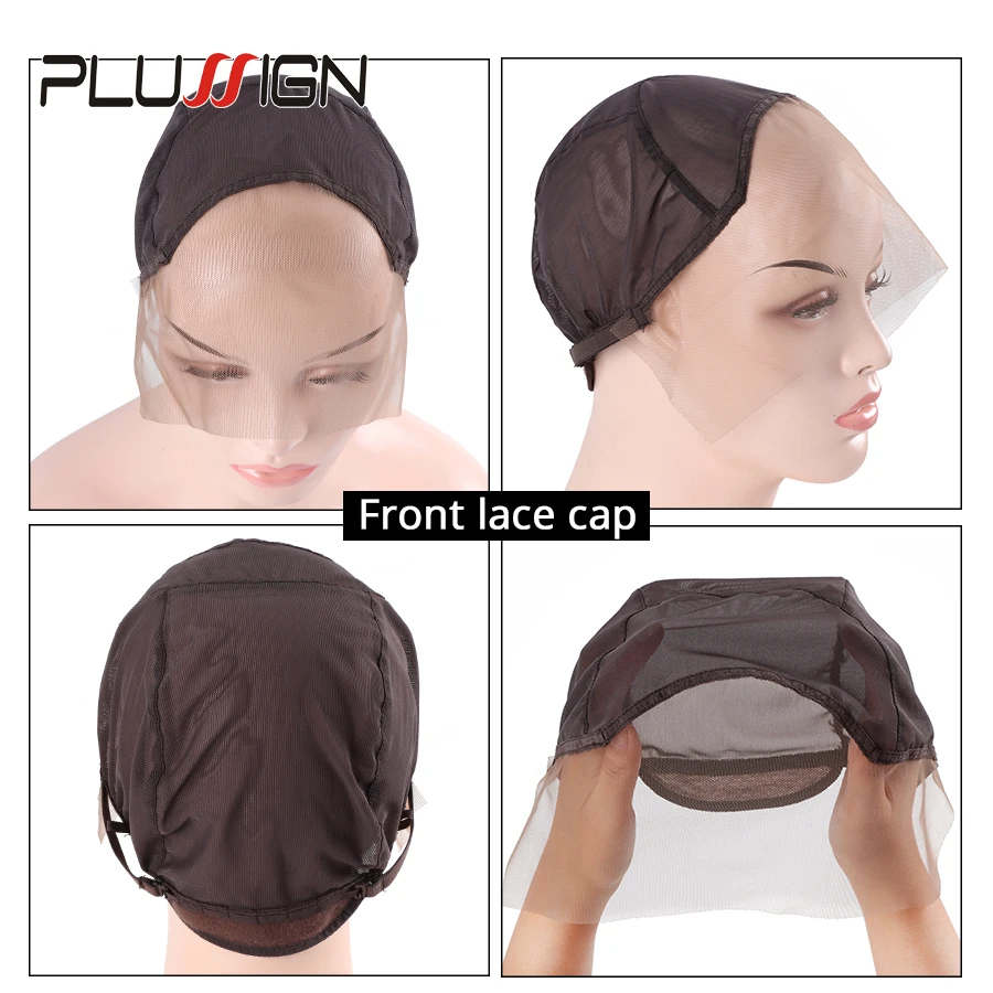 Профессиональный парик Plussign шапочка для волос 360 швейцарское