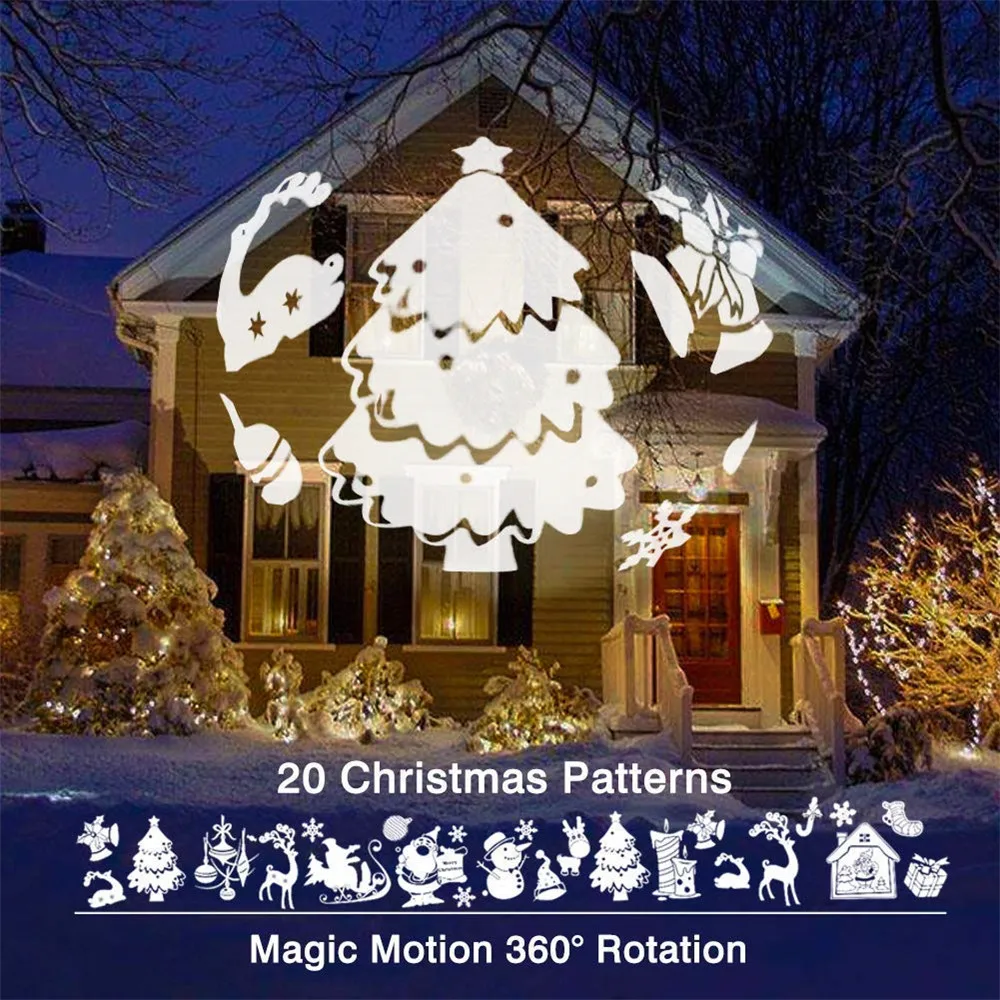 IP65 LED 3D Рождественский проектор Kerstverlichting лазер для наружного перемещения