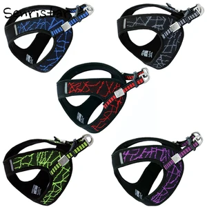 Светоотражающая шлейка для собак, не тянущаяся, для мелких, средних и крупных собак, регулируемая, для выгула, для мопса, питбуля