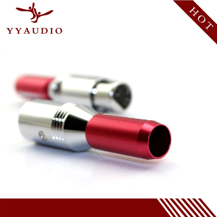 Оптовая продажа онлайн посеребренные соединители для кабеля YYAUDIO HIFI Club XLR jack XLR|plugs
