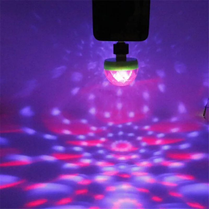 СВЕТОДИОДНЫЙ Автомобильный USB атмосферный свет DJ RGB мини цветная музыкальная звуковая лампа для тип-c для IOS Plug мобильные телефоны автомобильные аксессуары