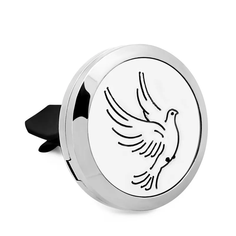 Орел 30 мм Сердце нержавеющая сталь автомобиль духи масляный диффузор медальон