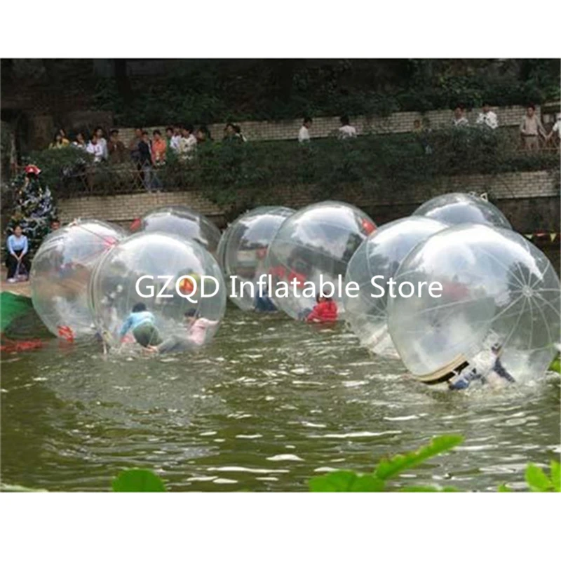 Summer Hot Selling Roll Inside Inflatable Water Walking Ball Inflatable Human Zorb Hamster Balloon Running Water Bubble Ball