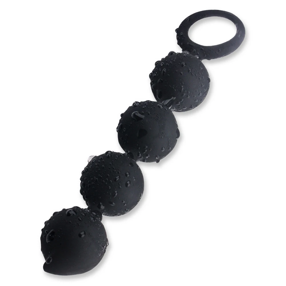 Водонепроницаемые женские мягкие резиновые анальные шарики Анальная пробка для