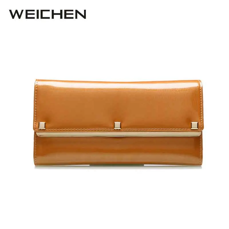 WEICHEN 2017 New Design Fashion Multifunctional Purse Genuine Leather Wallet Women Long Style Cowhide Wholesale | Багаж и сумки