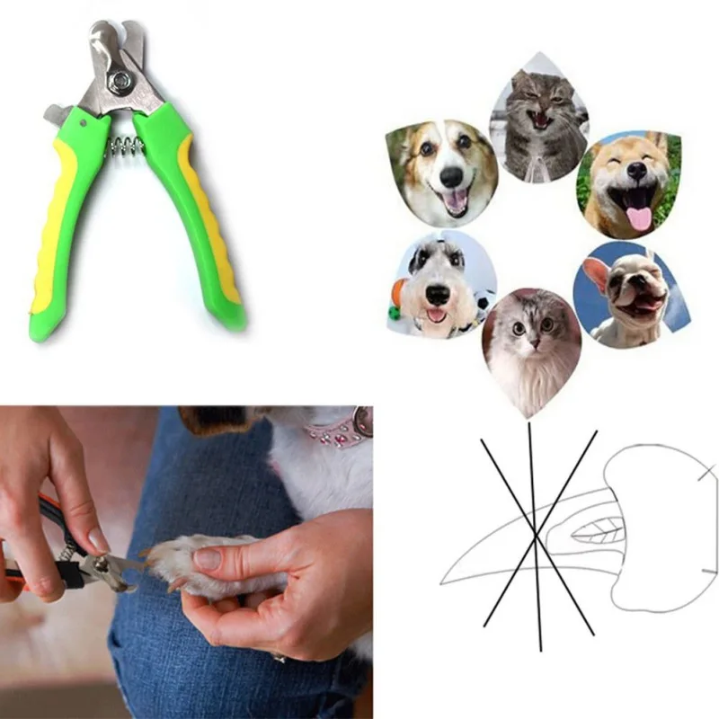 Pet Cat Dog чистые косметические щипчики для ногтей и серповидный коготь Чистка Уход