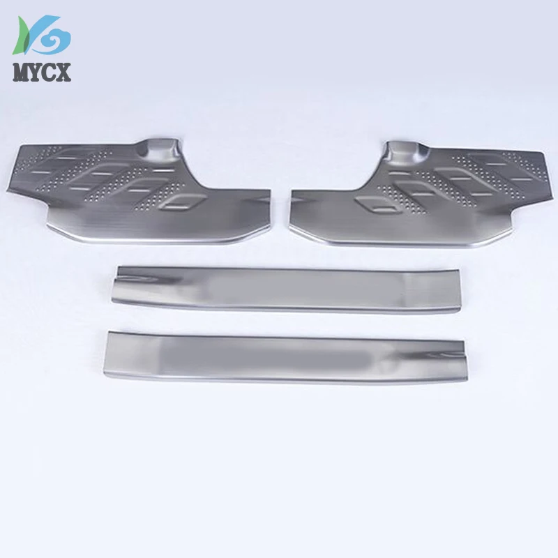 

Chrome entry guards door sills thresholds for toyota Highlander 2008 2009 2010 2011 2012 car styling auto accessories 4PCS