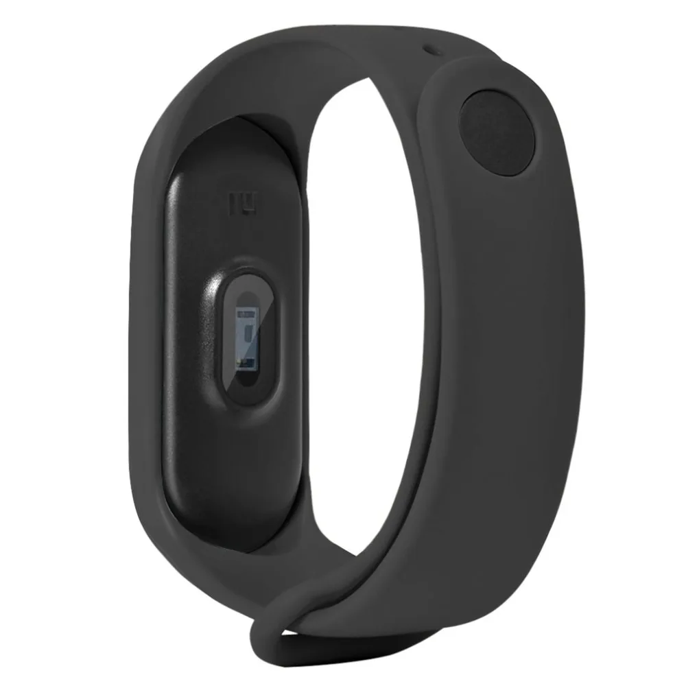 TPE Solid Color Wristband Wrist Strap Bracelet With Secure Faster Smart Accessories for Xiaomi Band 3 Replacement | Наручные часы