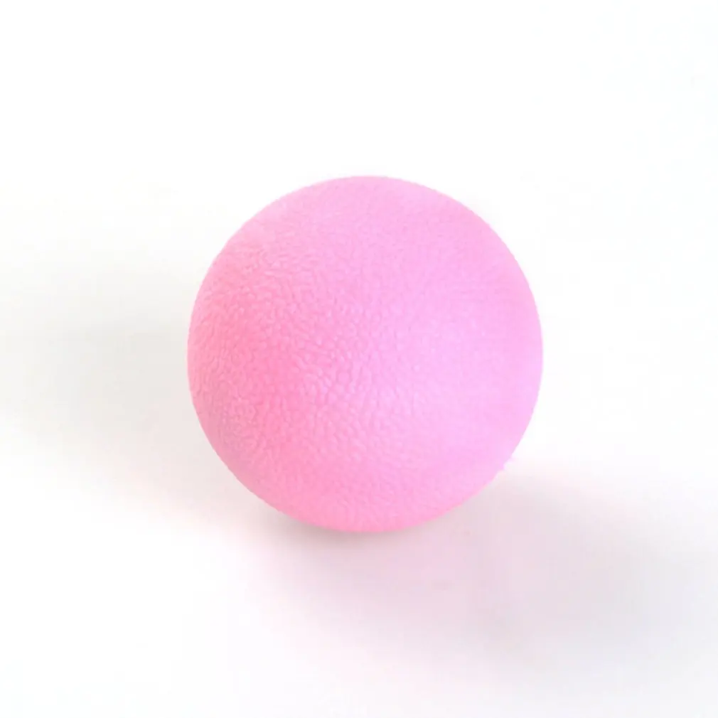 Красный OUTAD 65 мм массажный шар Myofascial триггер точка тела упражнения Спортивная Йога Фитнес мяч расслабляющий усталость роликовый шар - Цвет: Красный