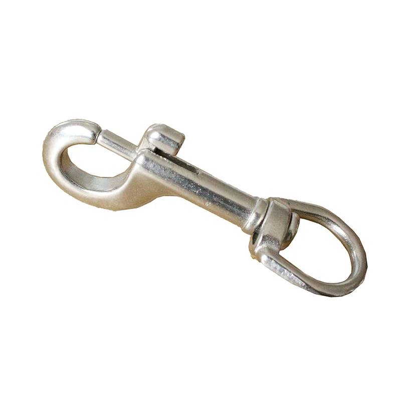 PSKOOK 2 PCS/ Lot 90mm Bolt Snap 304 Stainless Steel Round Eye Swivel for Key Chain Hook Buckles Sling Clip | Спорт и развлечения