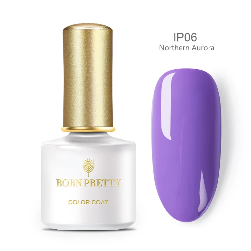 BP-IP06 BORN PRETTY 6 мл Гель-лак для ногтей чистый цвет ногтей маникюр замачиваемый УФ светодиодный Гель-лак Базовое покрытие без протирания верхнее покрытие лак - Цвет: BP-IP06