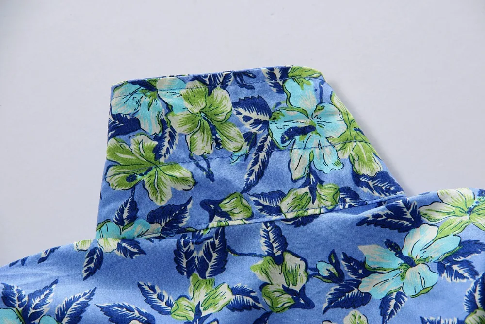 Хлопковая рубашка с цветочным принтом гавайская aloha для мальчиков T1512|shirts for boys|aloha